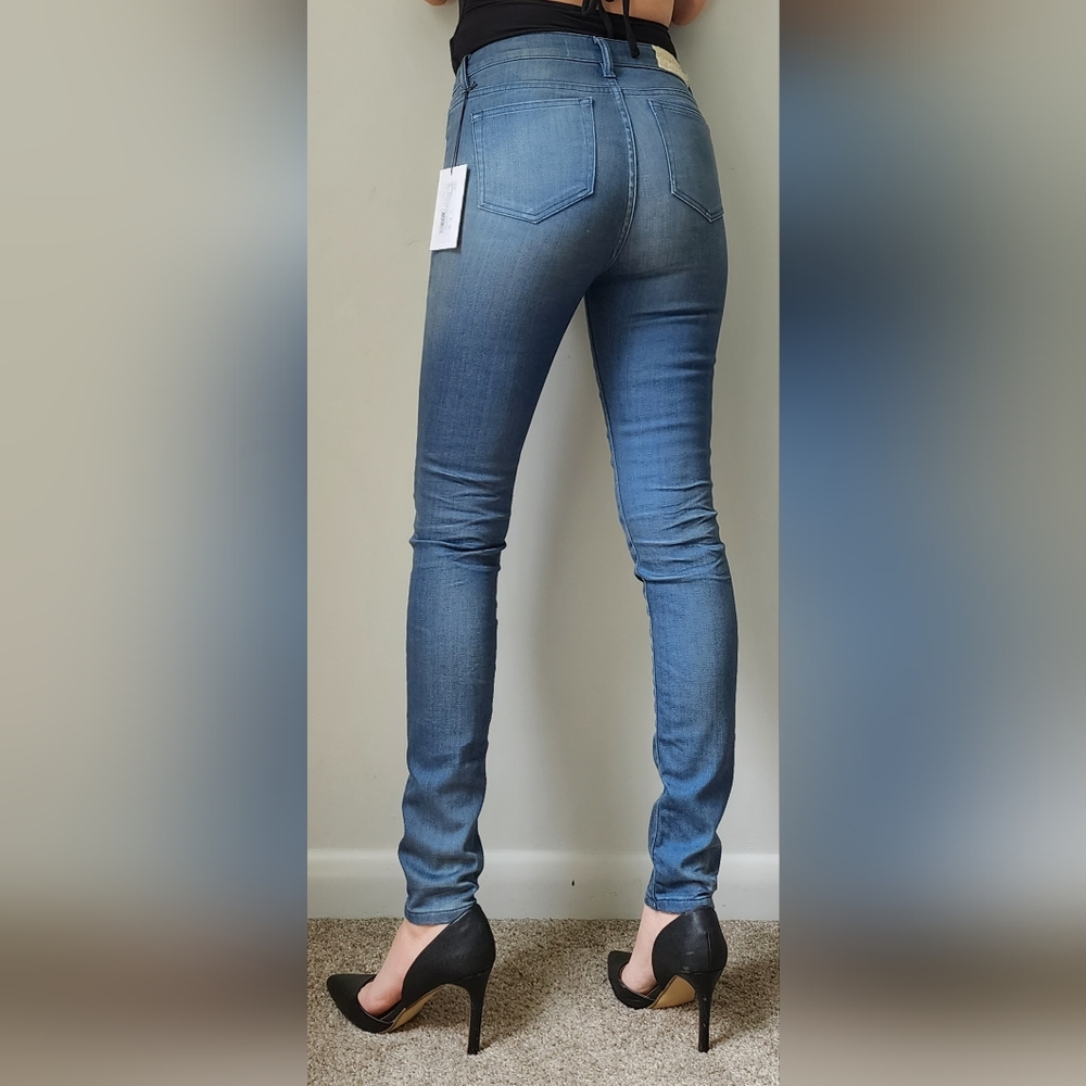IRO Wonder Jeans in Blue Grey 26 Skinny - Picture 2 of 9